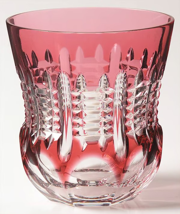 WATERFORD SIMPLY PINK  DOF  DOUBLE OLD FASHION   (4 available)   SIMPLY PASTEL