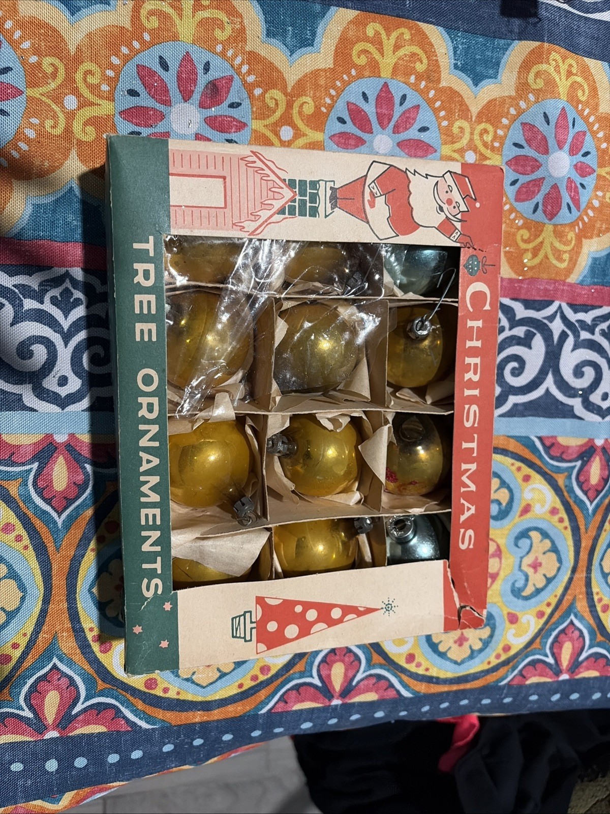 Vintage Fantasia Poland Ornaments 12 With 1 broken 