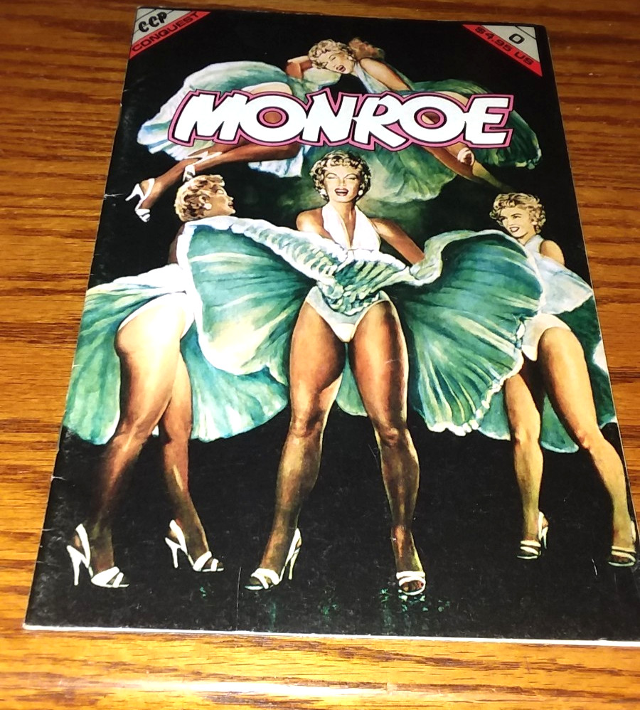 Monroe #0 Marilyn Monroe Joe DiMaggio 1992 With Card and Poster Conquest Comic
