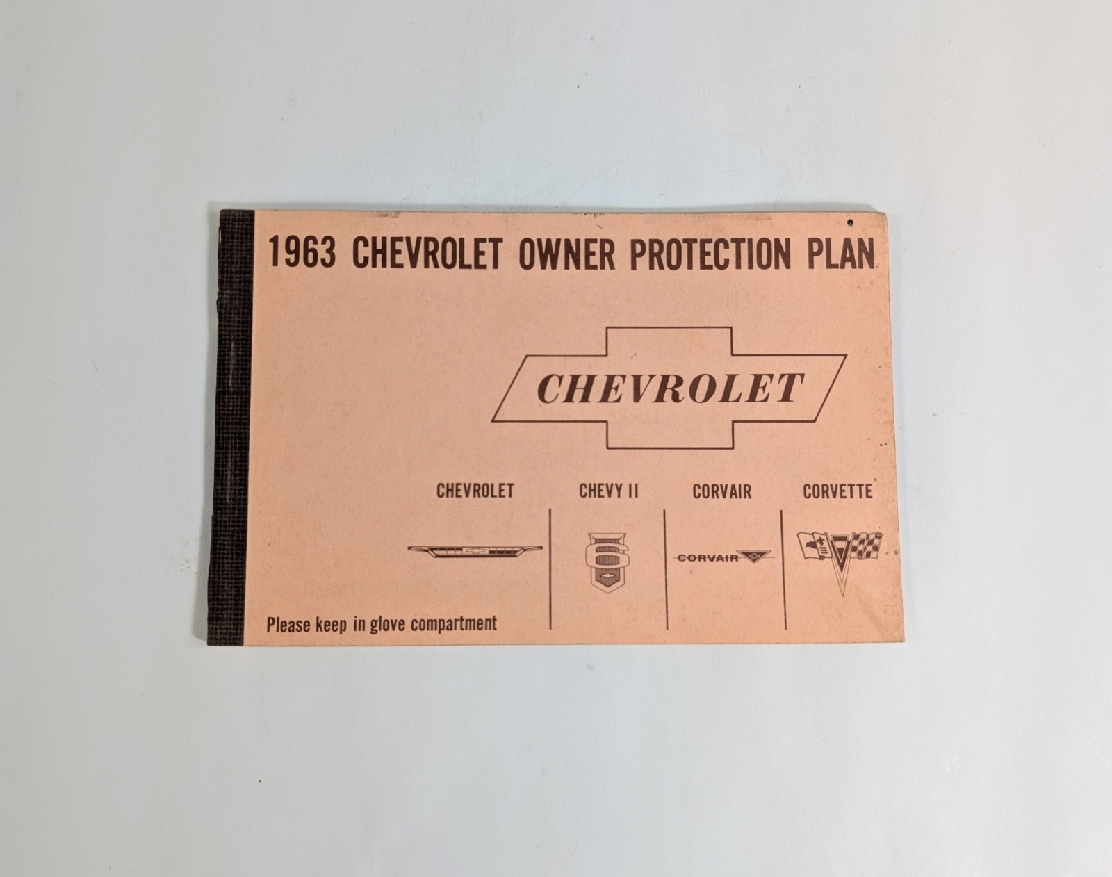 Vintage Original 1963 Chevrolet Owner Protection Plan Booklet General Motors GM