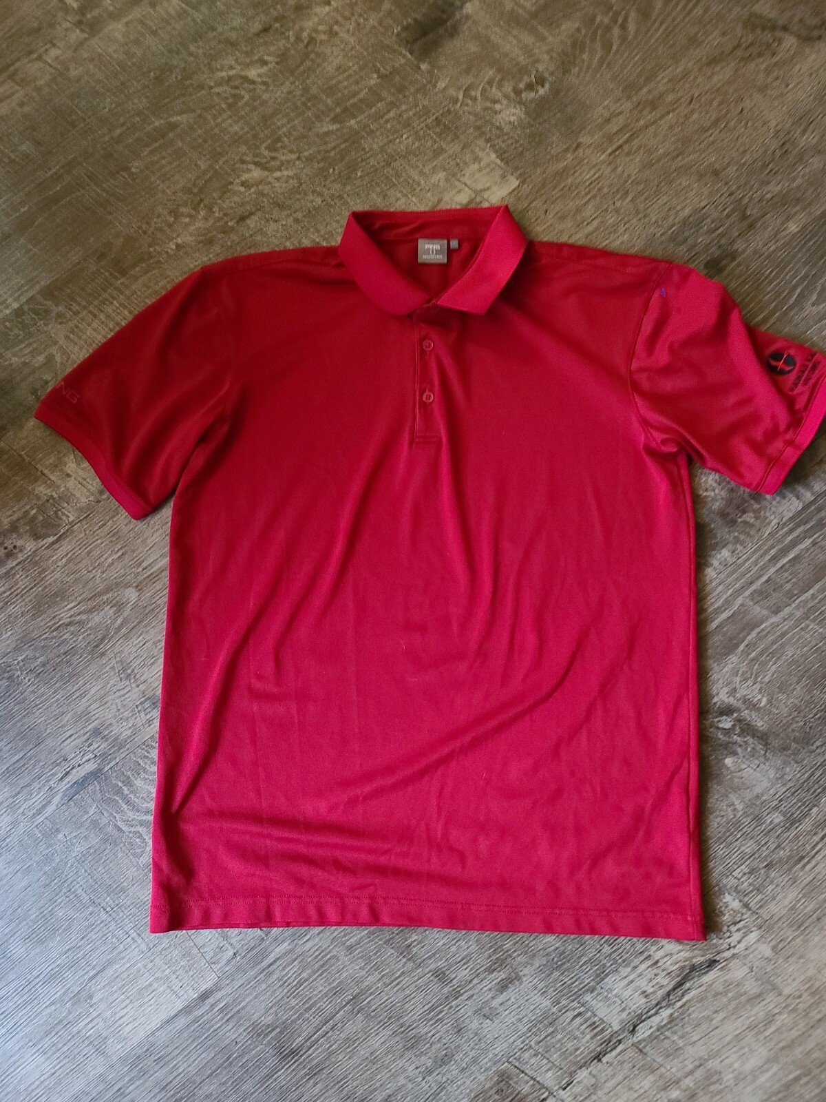 Ping sensorcool red GOLF lightweight Shirt polo exclusive hawaii golf course L