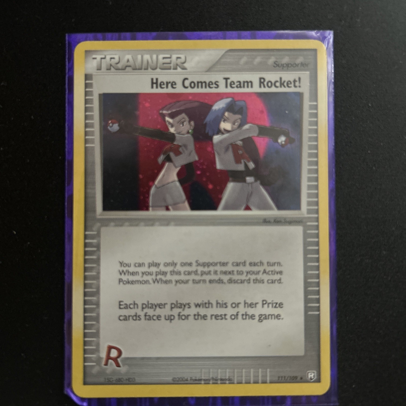 HOLO HERE COMES TEAM ROCKET 111/109 Team Rocket Returns Holo NM 2004
