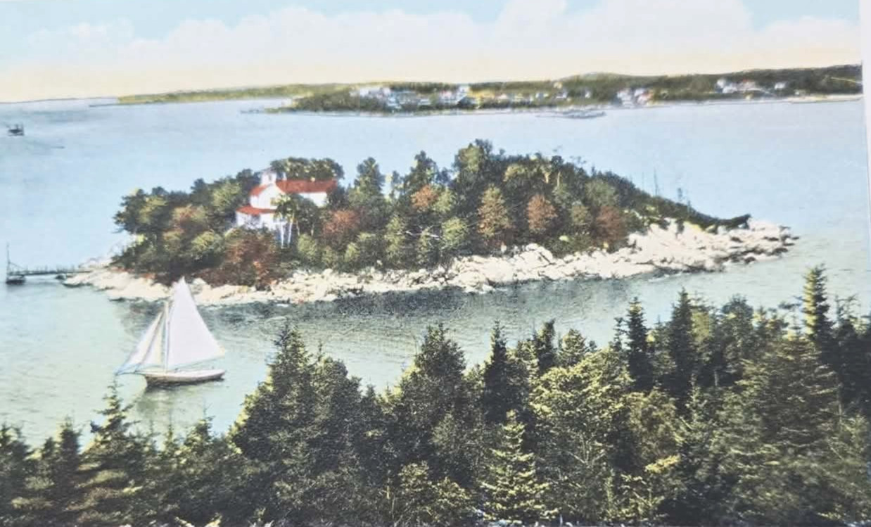 1950s Postcard-Vintage View Pumkin Knob & Long Island,from Peaks Island,Maine 1950s Postcard-Vintage View Pumkin Knob & Long Island,from Peaks Island,Maine