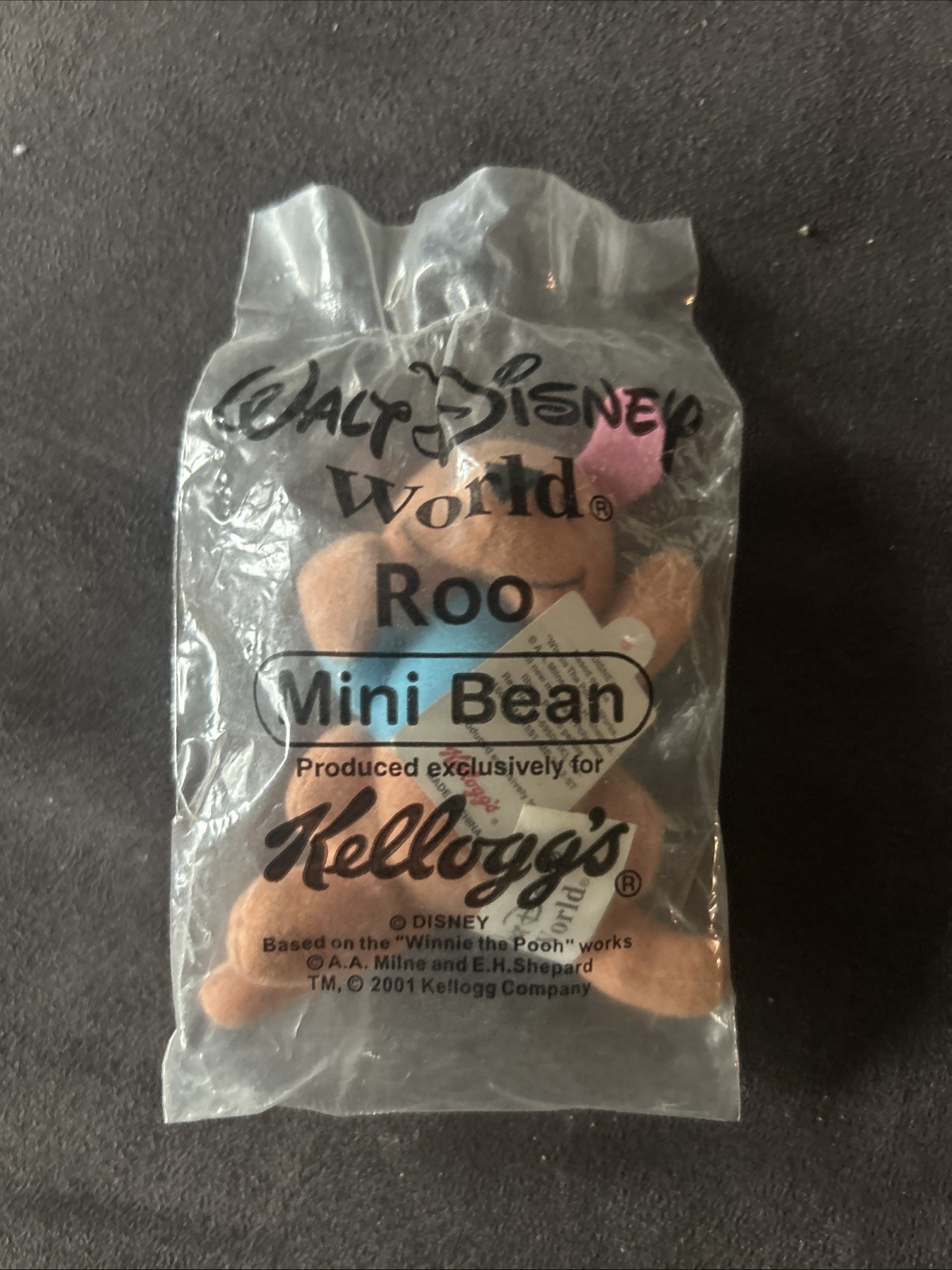 ROO - 2001 Kellogg\'s Walt Disney World Mini Bean - rare ROO - 2001 Kellogg\'s Walt Disney World Mini Bean - rare