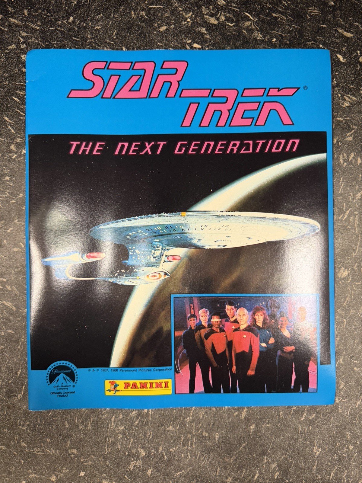 Vintage 1987 STAR TREK Next Generation Album Book No Stickers by PANINI (1- 240)