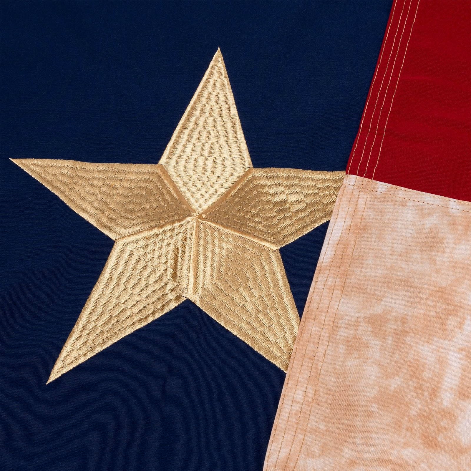 Homissor 100% Cotton Flag Texas Flag 3x5 Vintage TX State Flags Heavy Duty Ou...