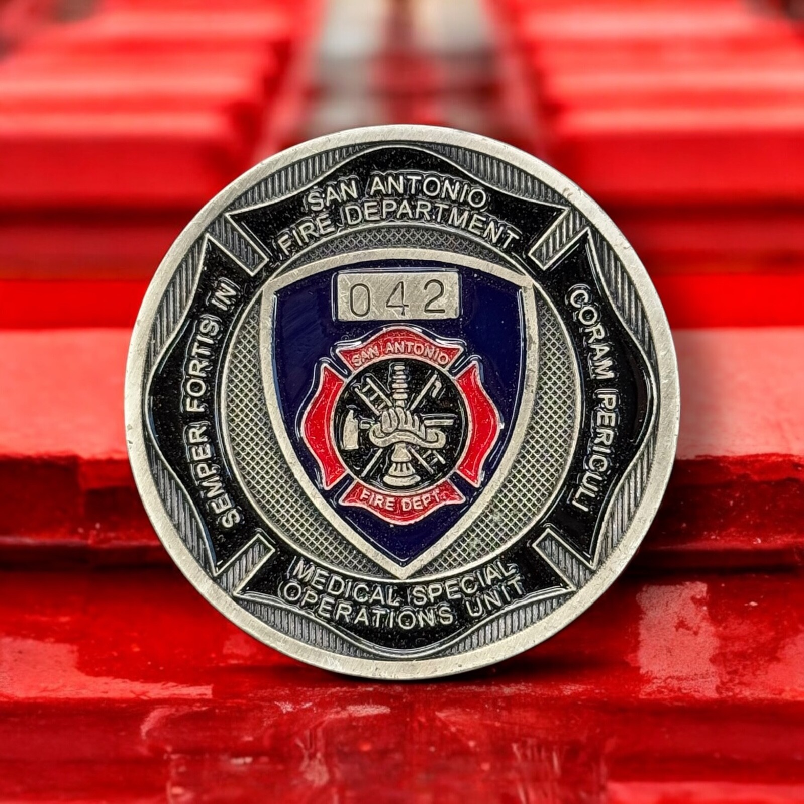 San Antonio Fire Department Challenge Coin Medical Special Operations Unit San Antonio Fire Department Challenge Coin Medical Special Operations Unit