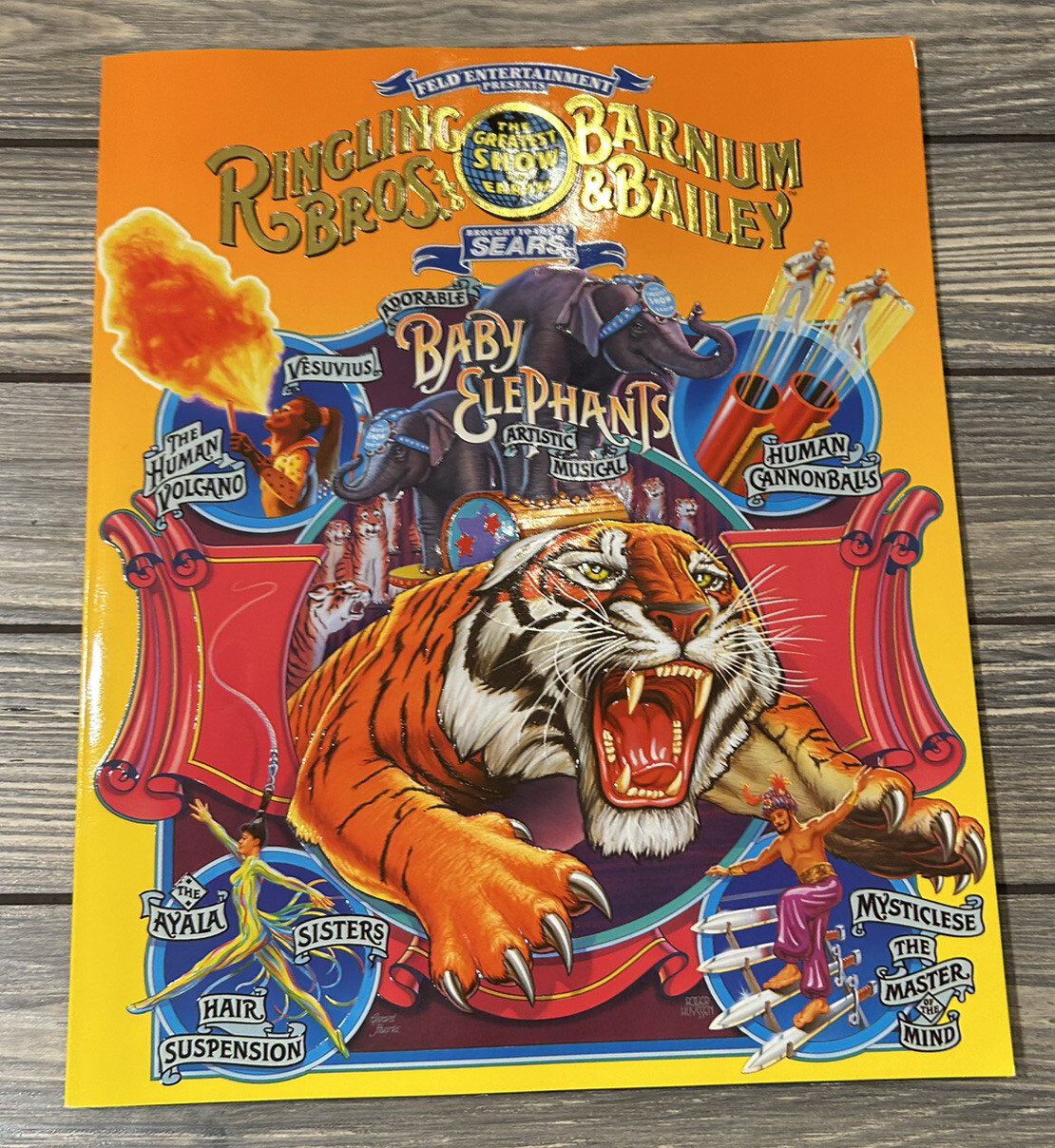 VTG 1998 Feld Entertainment Ringling Bros Barnum & Bailey Circus 128th Edition