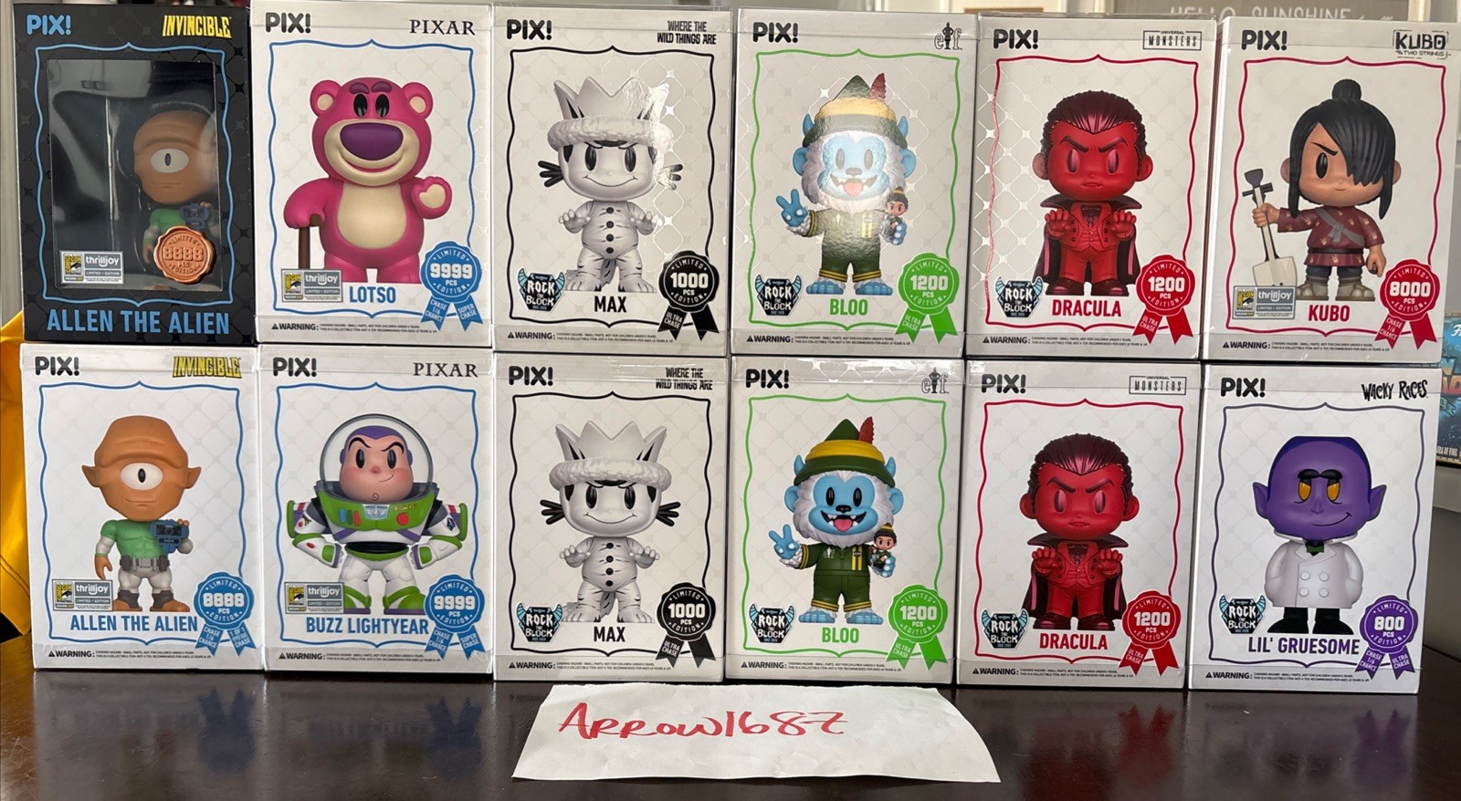 Thrilljoy PIX Rock the Block SDCC 2026 LE Mixed Hero Lot