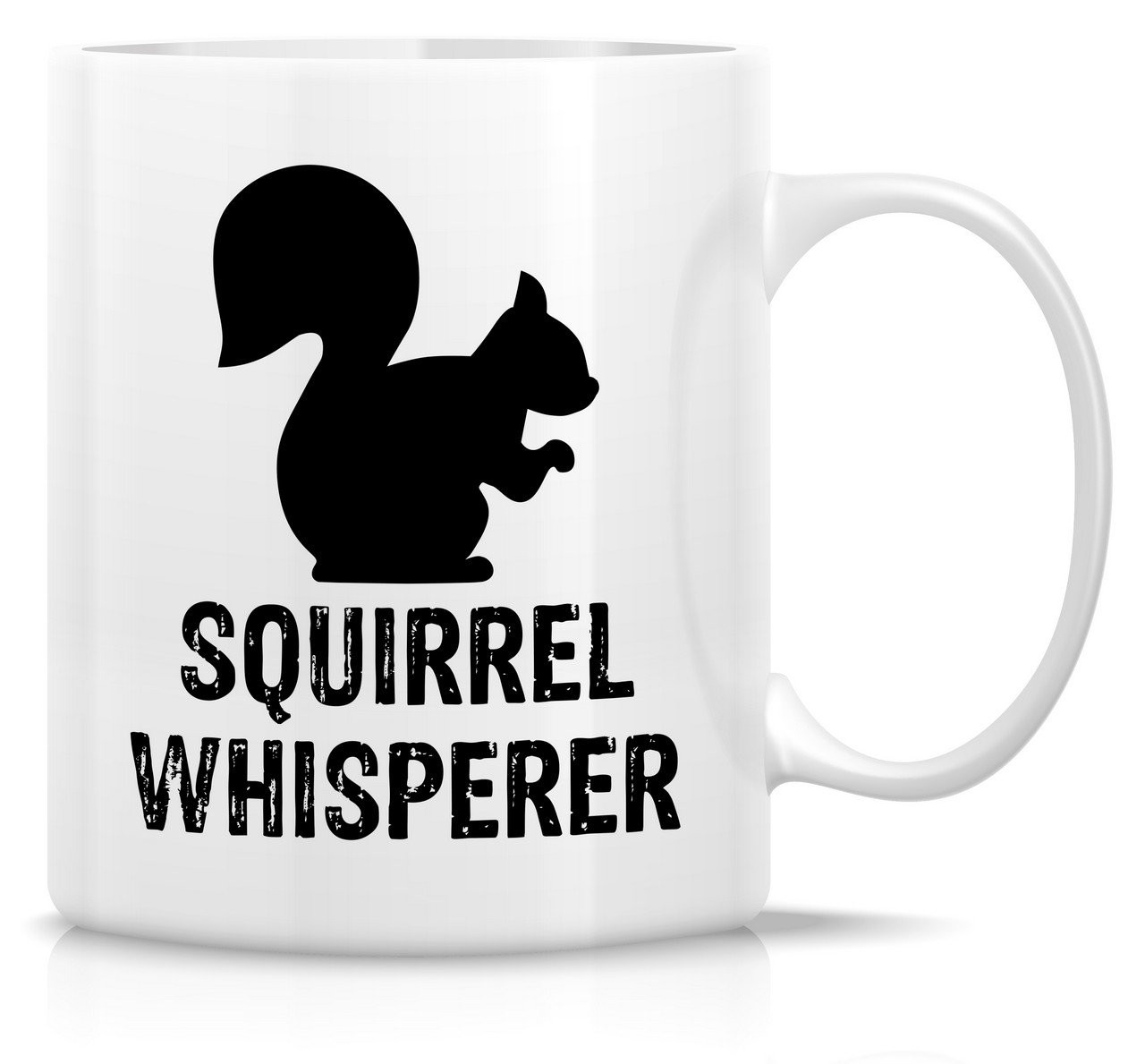 Retreez Funny Squirrel Whisperer Cute Lovely 11 Oz Ceramic Coffee Mugs