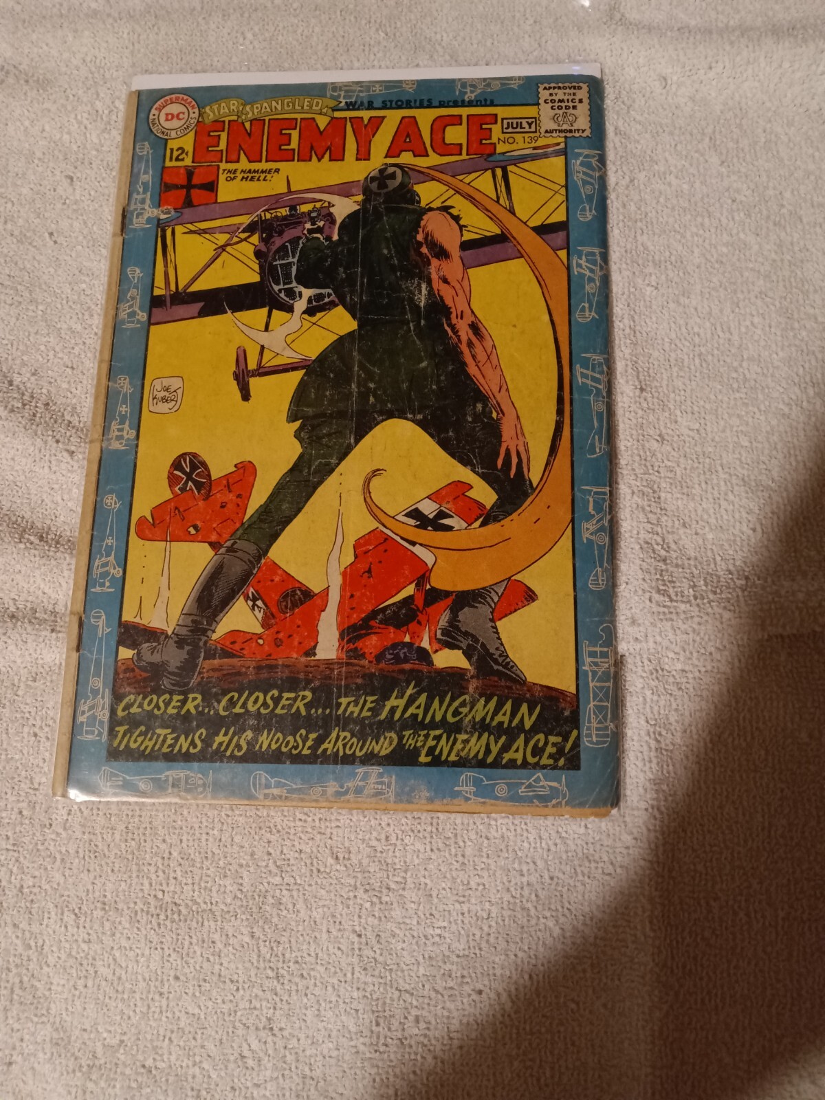 Star Spandled War Stories Featuring Enemy Ace And Unknown Soldier ten comic lot Star Spandled War Stories Featuring Enemy Ace And Unknown Soldier ten comic lot
