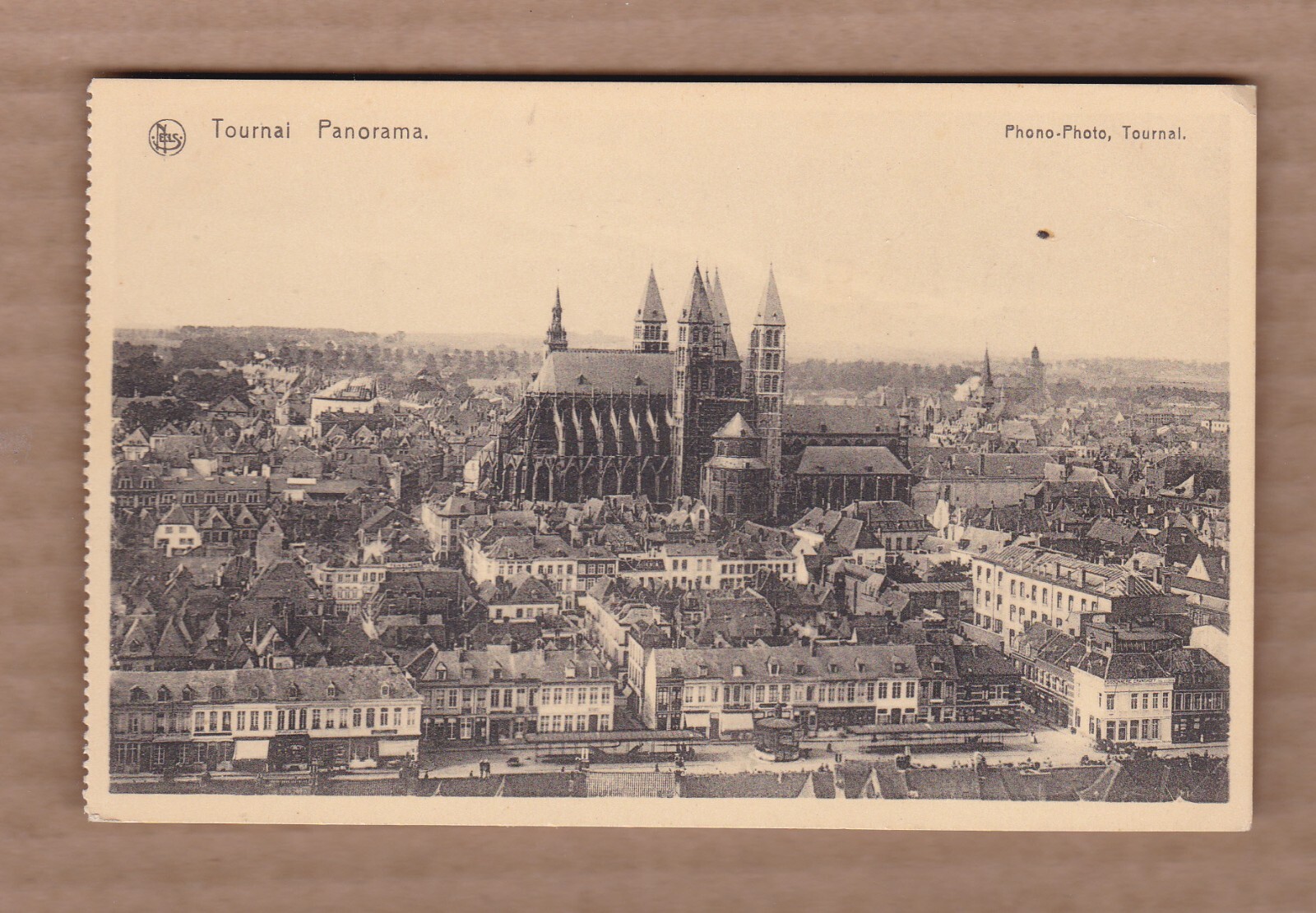 Vintage Panoramic Photo Postcard City of Tournai Belgium Vintage Panoramic Photo Postcard City of Tournai Belgium