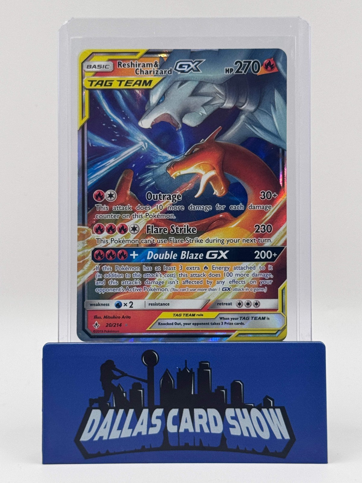 2019 Pokemon - Reshiram & Charizard GX - 20/214 Unbroken Bonds LP