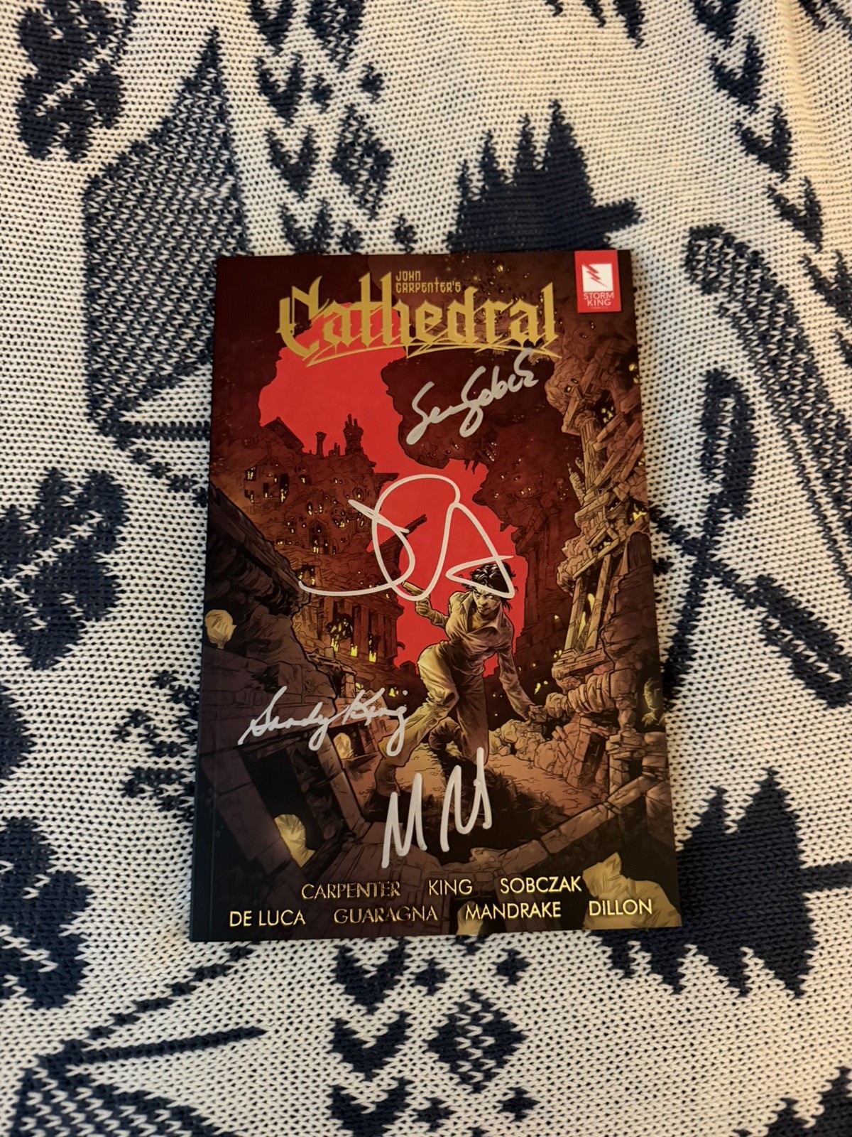 Cathedral Signed by John Carpenter, Sandy King, Sean Sobczak & Daniel Davies