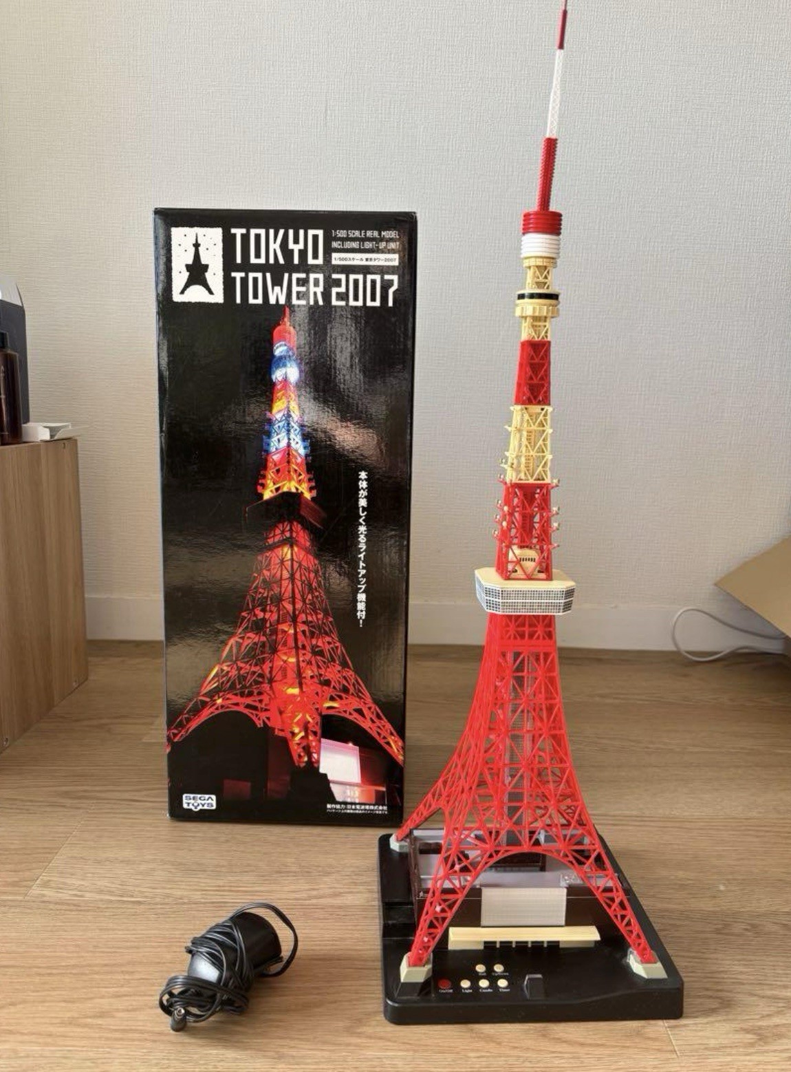 Tokyo Tower 2007 1/500 scale Real model Figure SegaToys From Japan Tested RARE