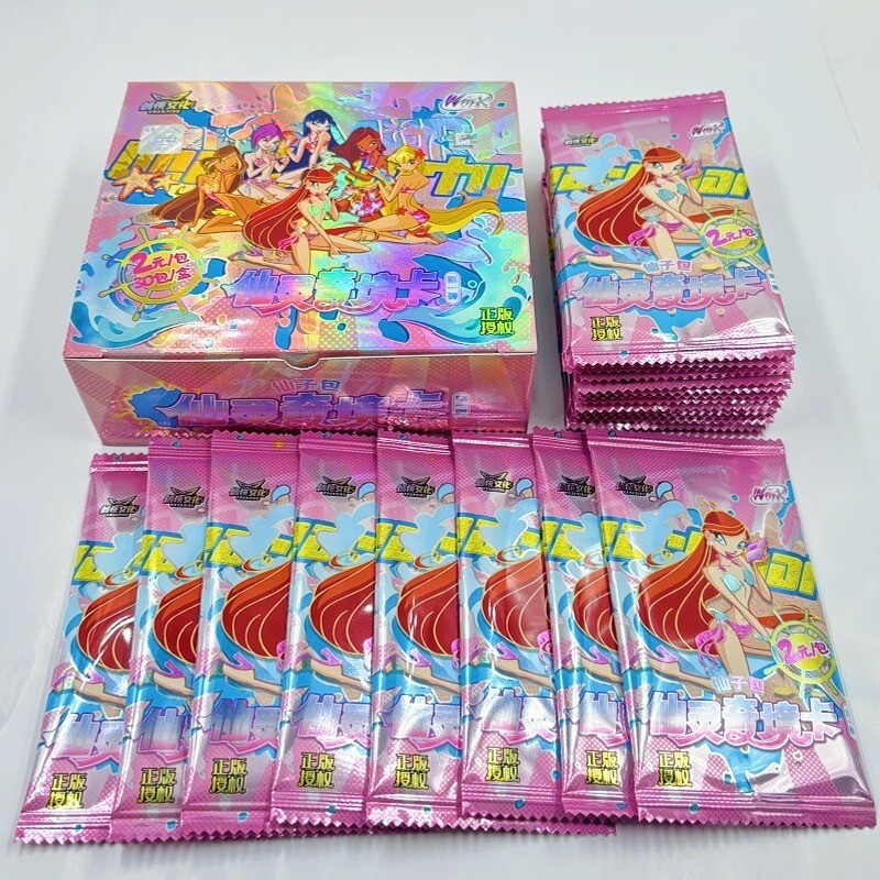 Winx Club Fairy Spirit Wonderland Card Anime Fairy Collection Trading Card Box