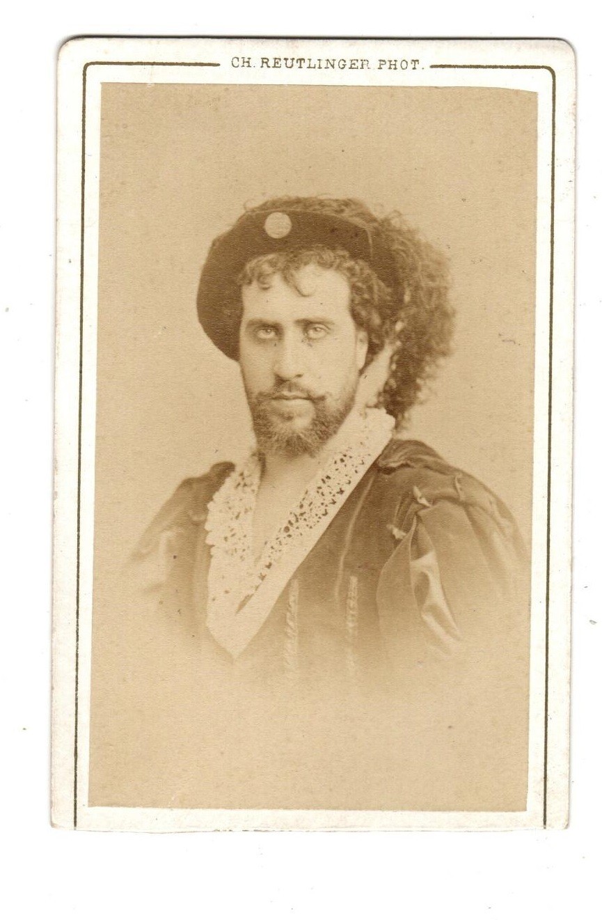 cdv: jean-baptiste Faure baritone, opera singer 1830-1914