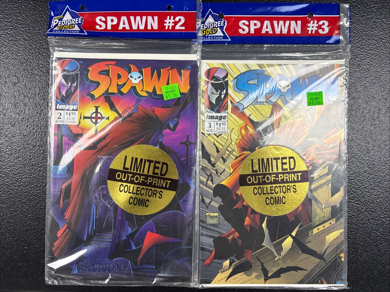 Spawn #2 #3 Todd McFarlane Polybag Sealed Limited Collector’s Set of 2 07/03/92