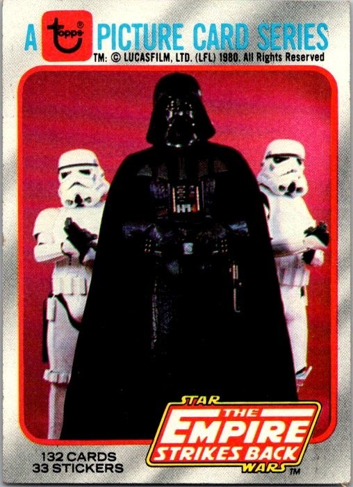 1980 Topps Empire Strikes Back Pick a Card #1-132 1980 Topps Empire Strikes Back Pick a Card #1-132