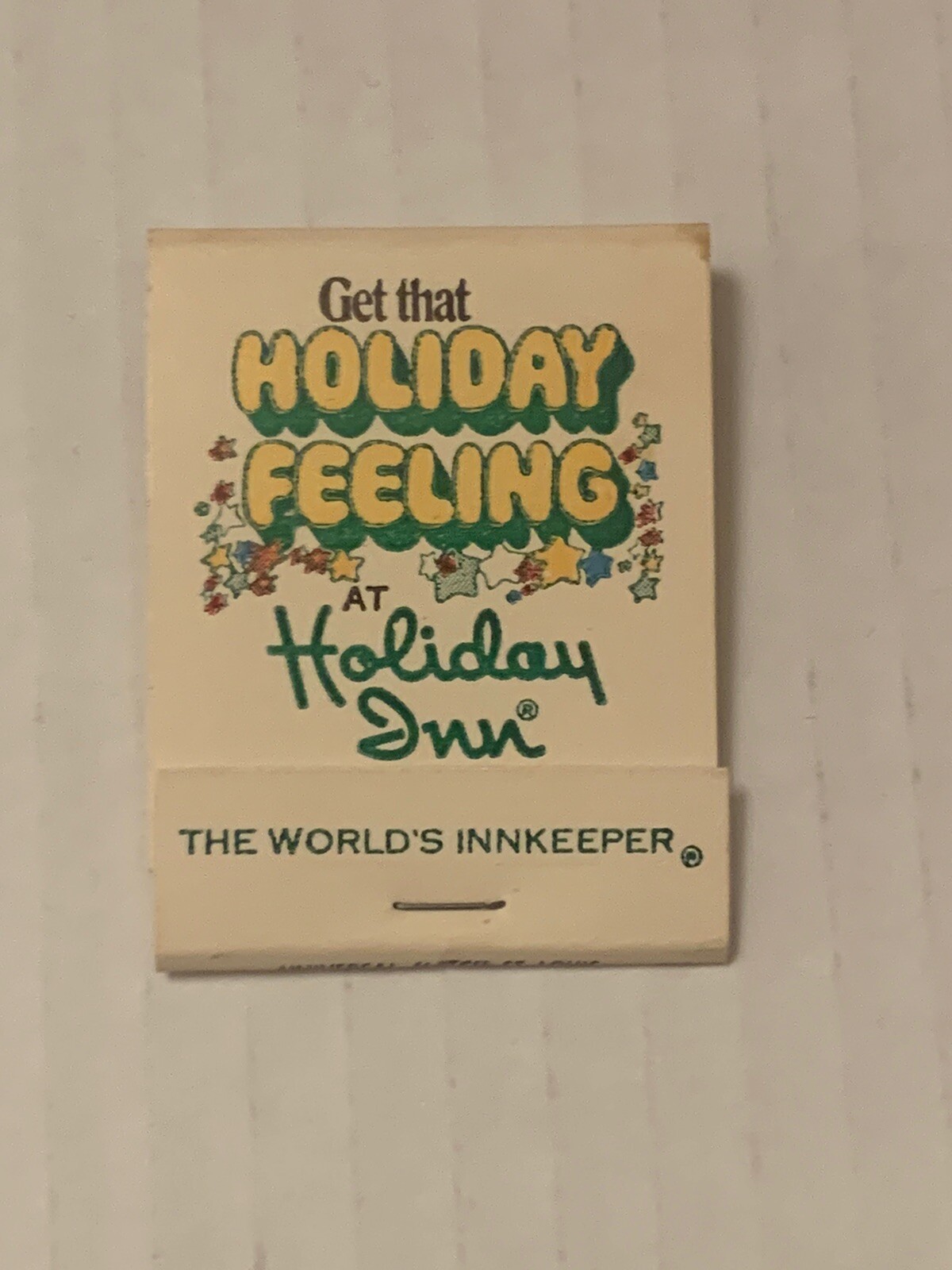Vintage Holiday Inn Matchbook Full Unstruck Ad Matches Hotel Souvenir Collect