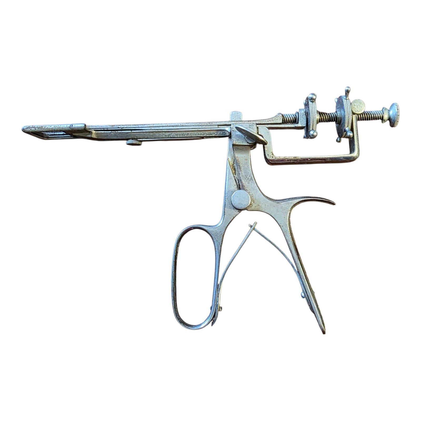Vintage V.Mueller Surgical Laforce Tonsillectomy Guillotine A312 Pat.May19 1914 Vintage V.Mueller Surgical Laforce Tonsillectomy Guillotine A312 Pat.May19 1914