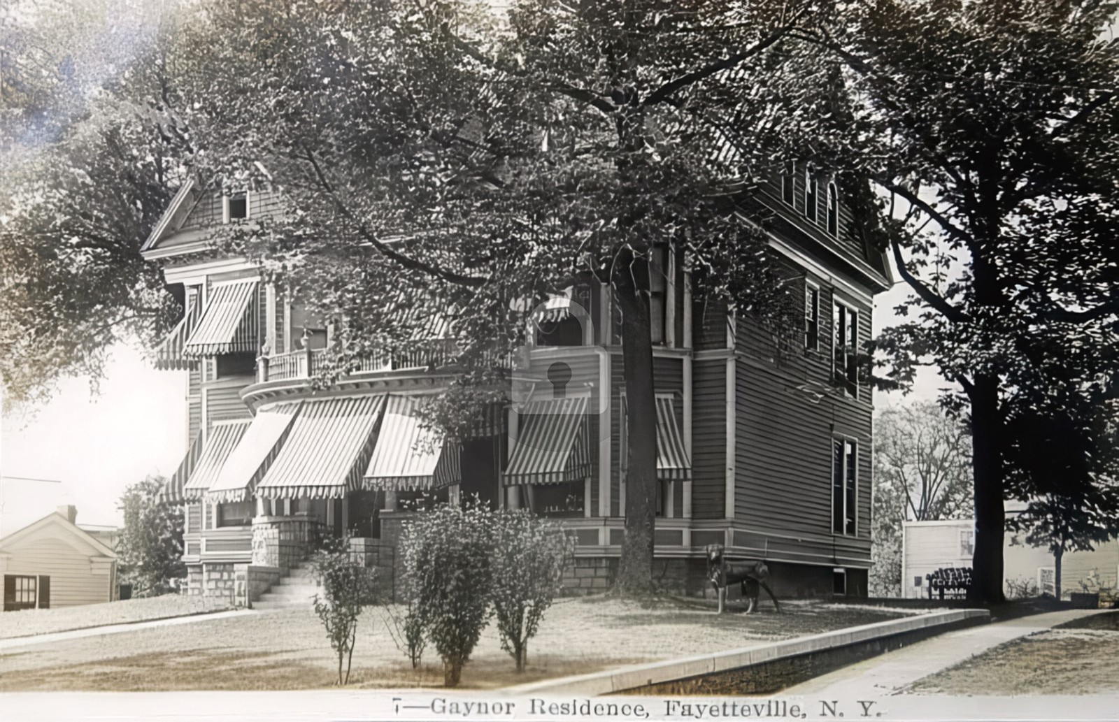 Fayetteville NY Gaynor Residence Phelps RPPC Photo Postcard COPY