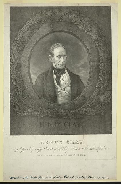 Photo:Henry Clay 1844  Portrait Print Kentucky Senator Politician