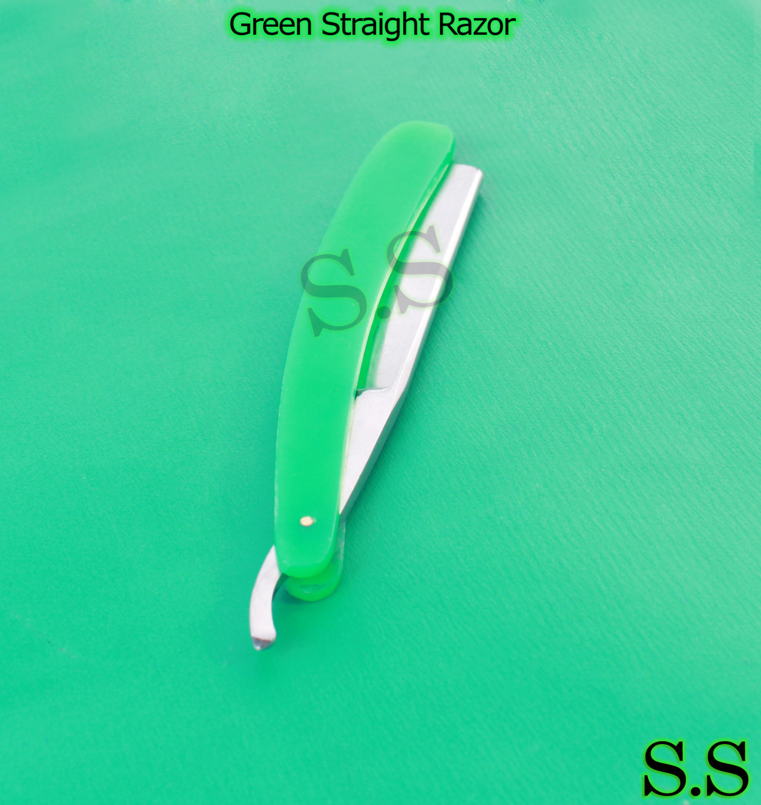  Green Straight Razor first Quality carbon steel BTS-705