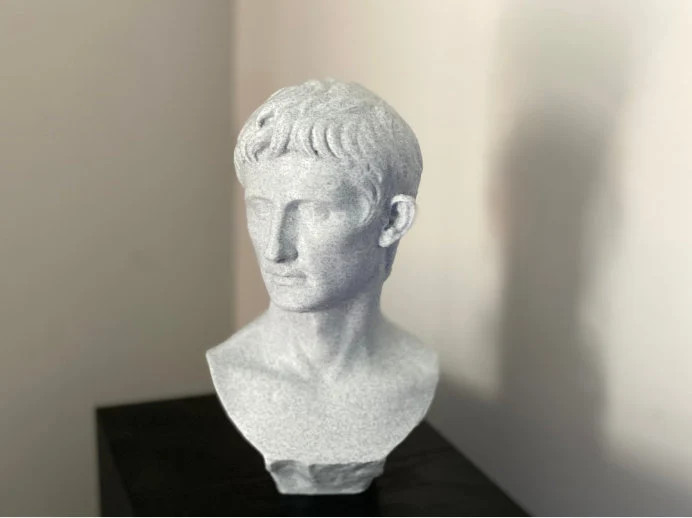 Young Caesar Augustus Head Roman Sculpture Home Decor Art