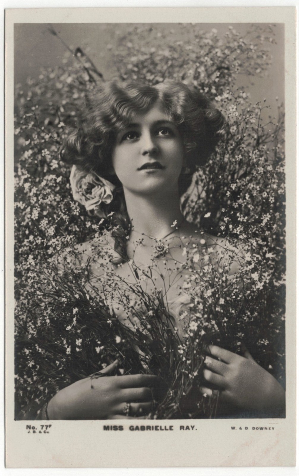 UNUSED C 1907 GABRIELLE RAY (1883-1973) ENGLISH ACTRESS DANCER & POSTCARD BEAUTY