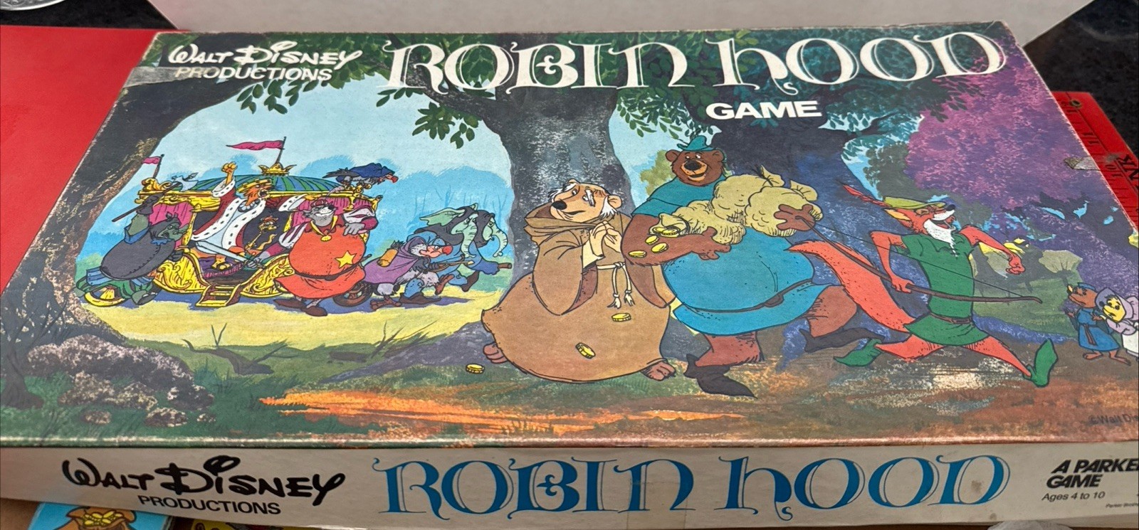 Rare Vintage 1973 Walt Disney “Robin Hood” Board Game Parker Bros