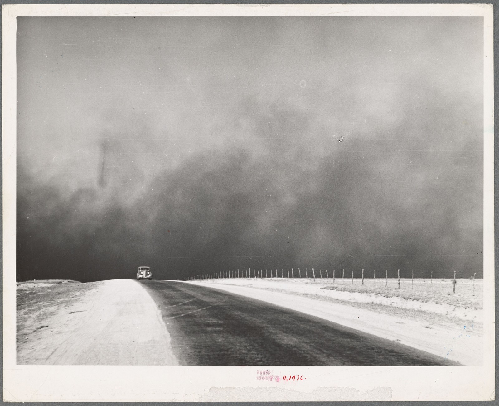 Dust Bowl Oklahoma 1936 Vintage Farm Road Photo Reprint Wall Art Dust Bowl Oklahoma 1936 Vintage Farm Road Photo Reprint Wall Art