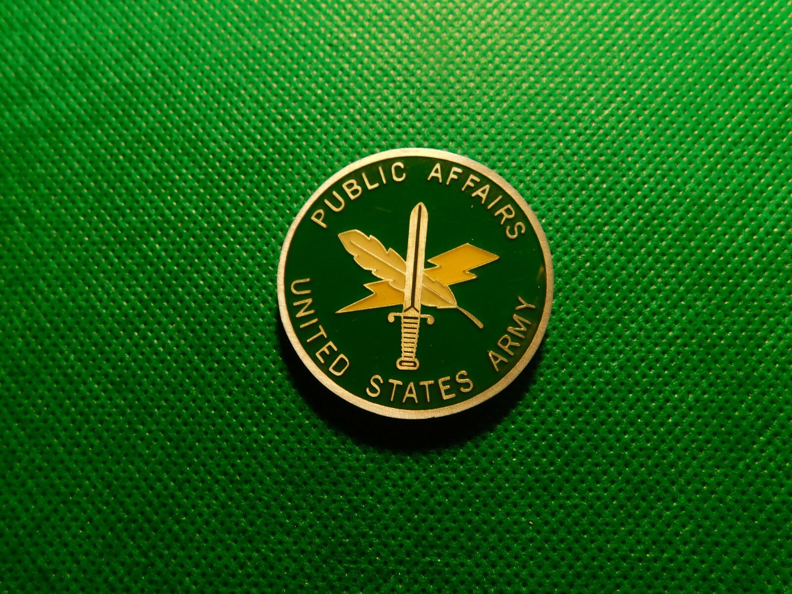 21st Theater Support Command Public Affairs Army Challenge Coin- a936txx