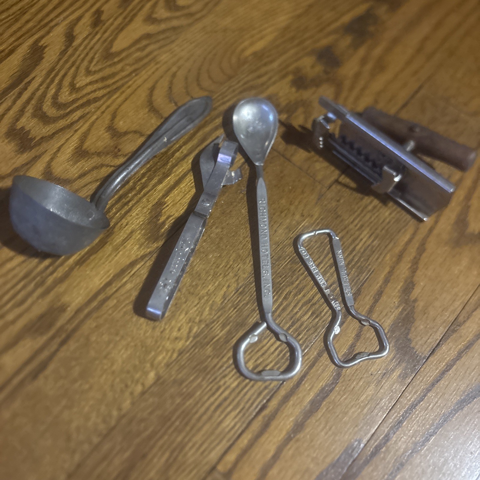Vintage Bottle Openers Kitchen Utensils Lot Of 5 Unique