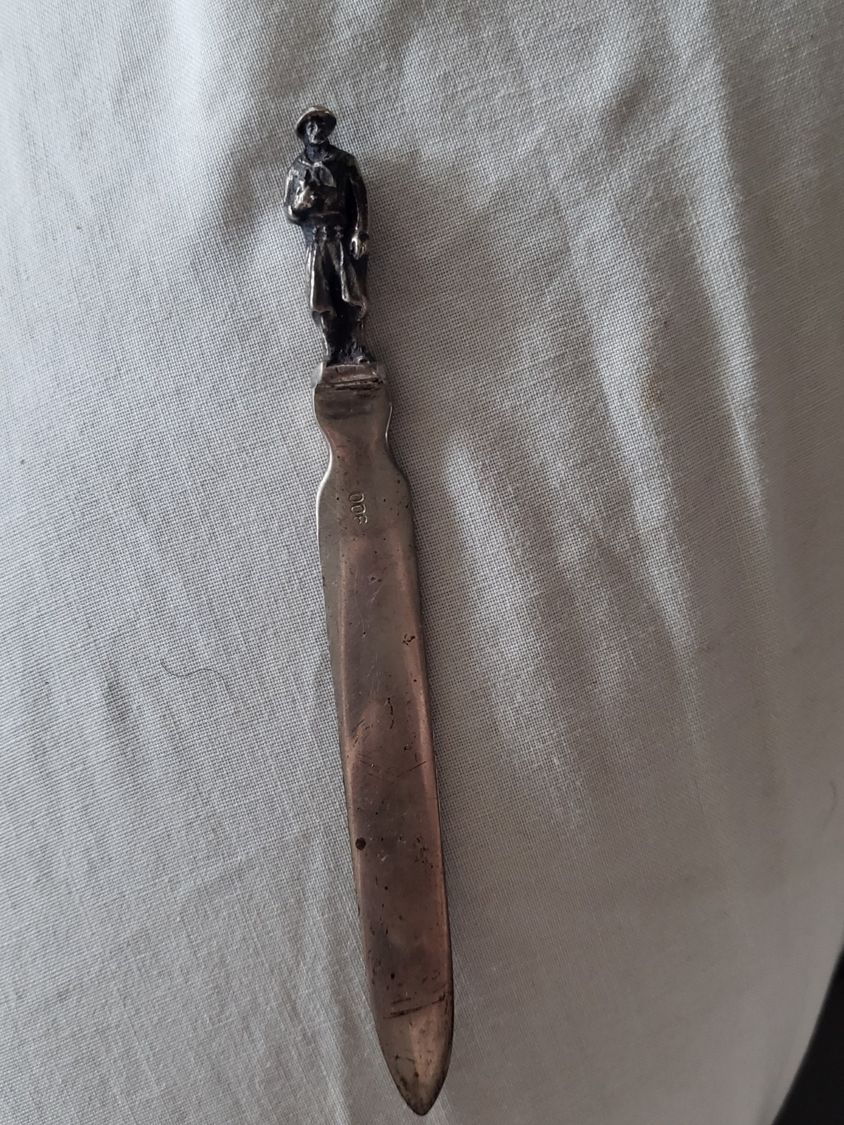 Vintage  900 Silver Cross Letter Opener 5