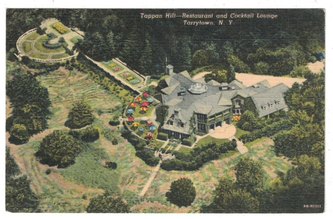 ANTIQUE 1940'S TAPPAN HILL RESTAURANT & COCKTAIL LOUNGE TARRYTOWN NEW YORK PC