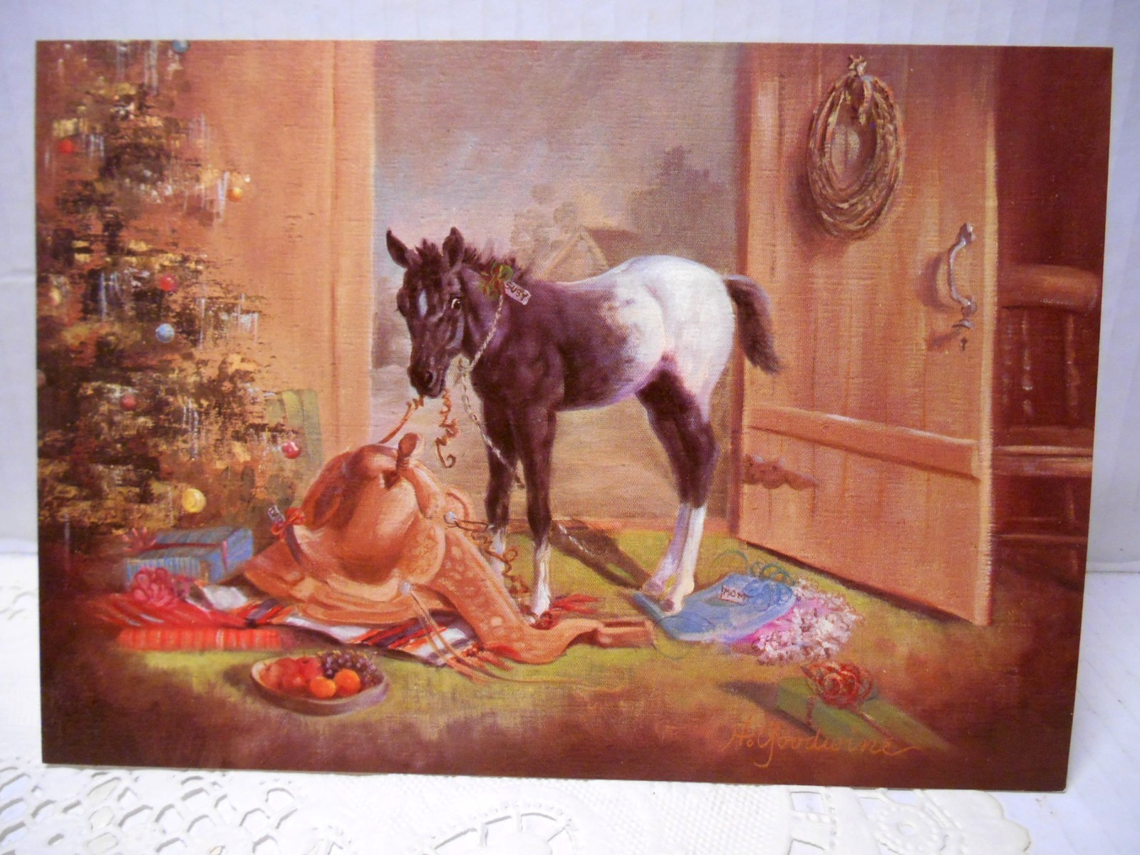 10 VTG Leanin Tree Western Greeting Cards Hildred Goodwine \