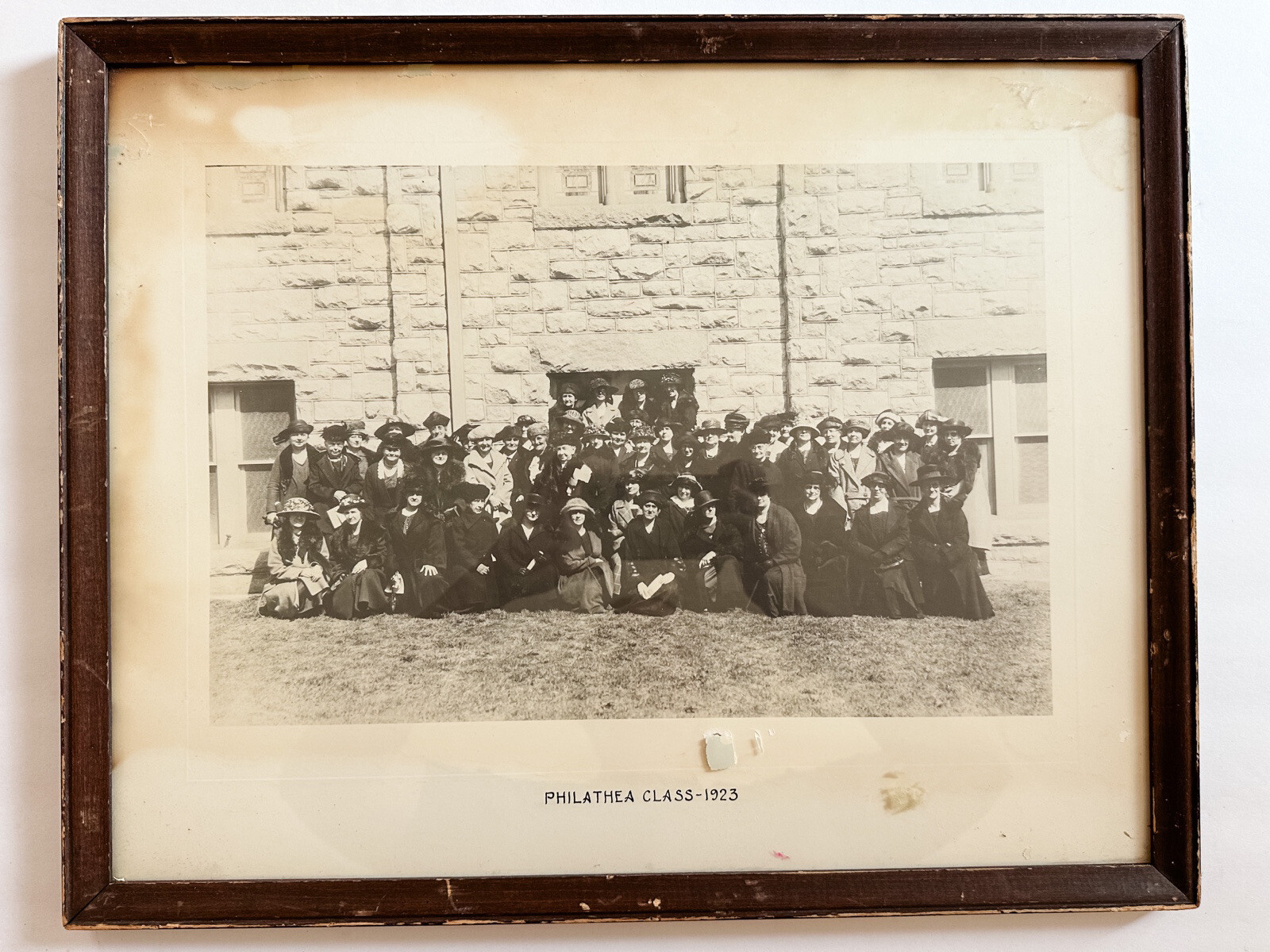 Antique Photo Philathea Class 1923 Women Bible Class ~10x15