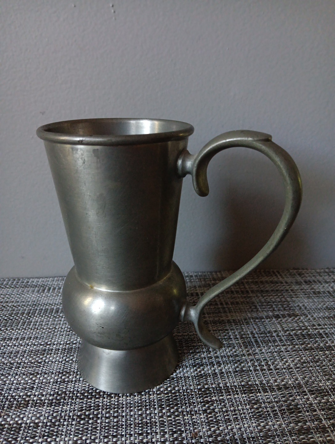 Vtg Scottish Thistle Measure Pewter Mug 1864 Vtg Scottish Thistle Measure Pewter Mug 1864