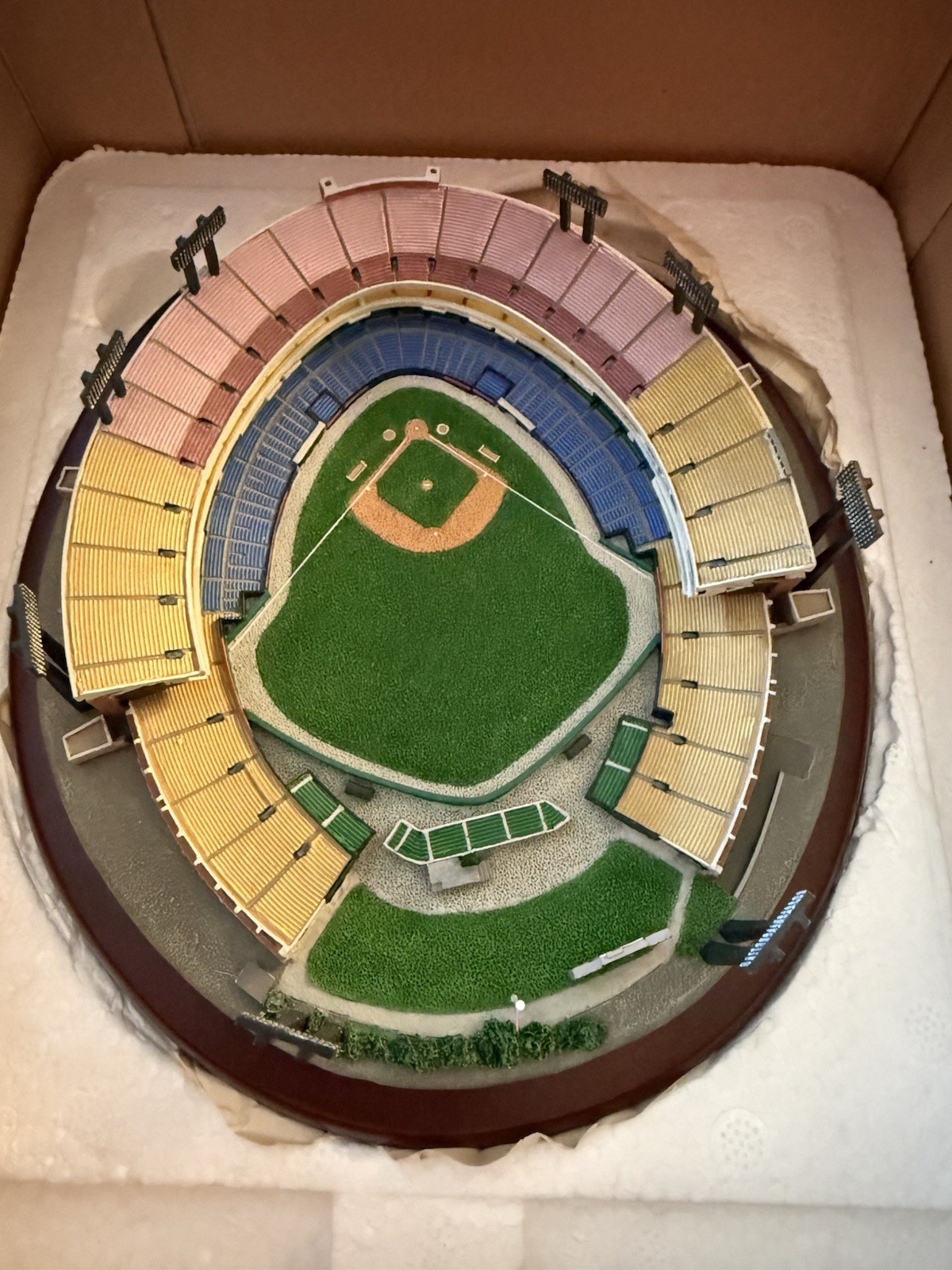 Danbury Mint Baltimore Memorial Stadium Replica Orioles Colts COMPLETE Box COA Danbury Mint Baltimore Memorial Stadium Replica Orioles Colts COMPLETE Box COA