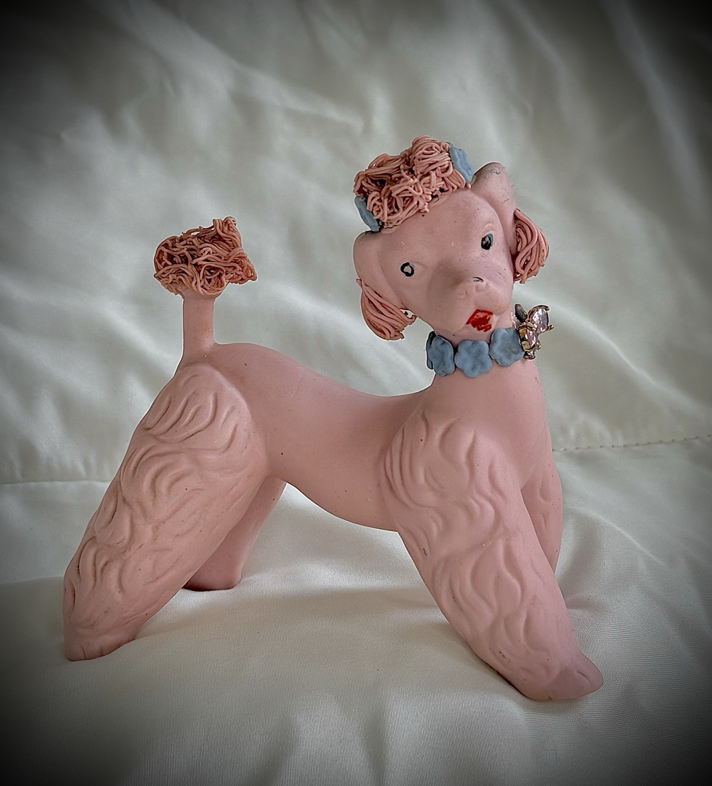 Mid-century Vintage 1950s Pink Porcelain \