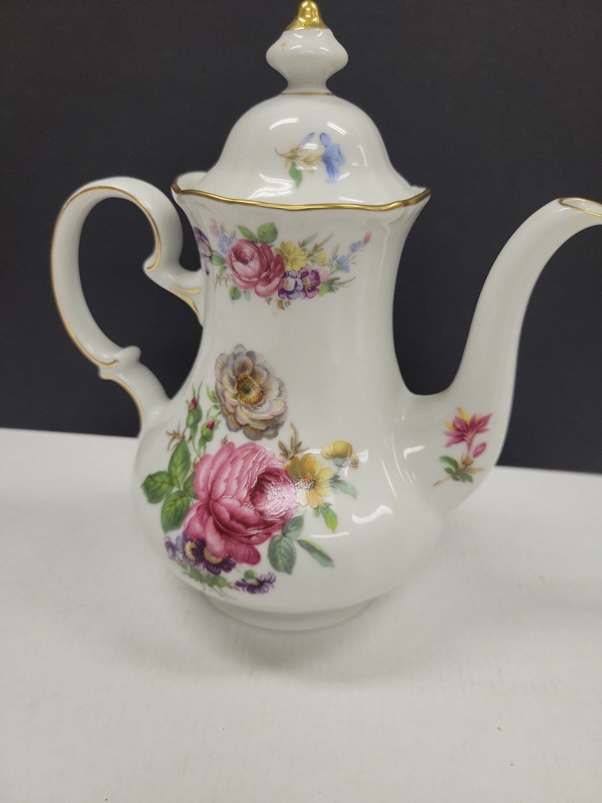Vintage Winterling Kirchenlomitz Bavaria, German Hand Painted Floral Tea Pot Vintage Winterling Kirchenlomitz Bavaria, German Hand Painted Floral Tea Pot