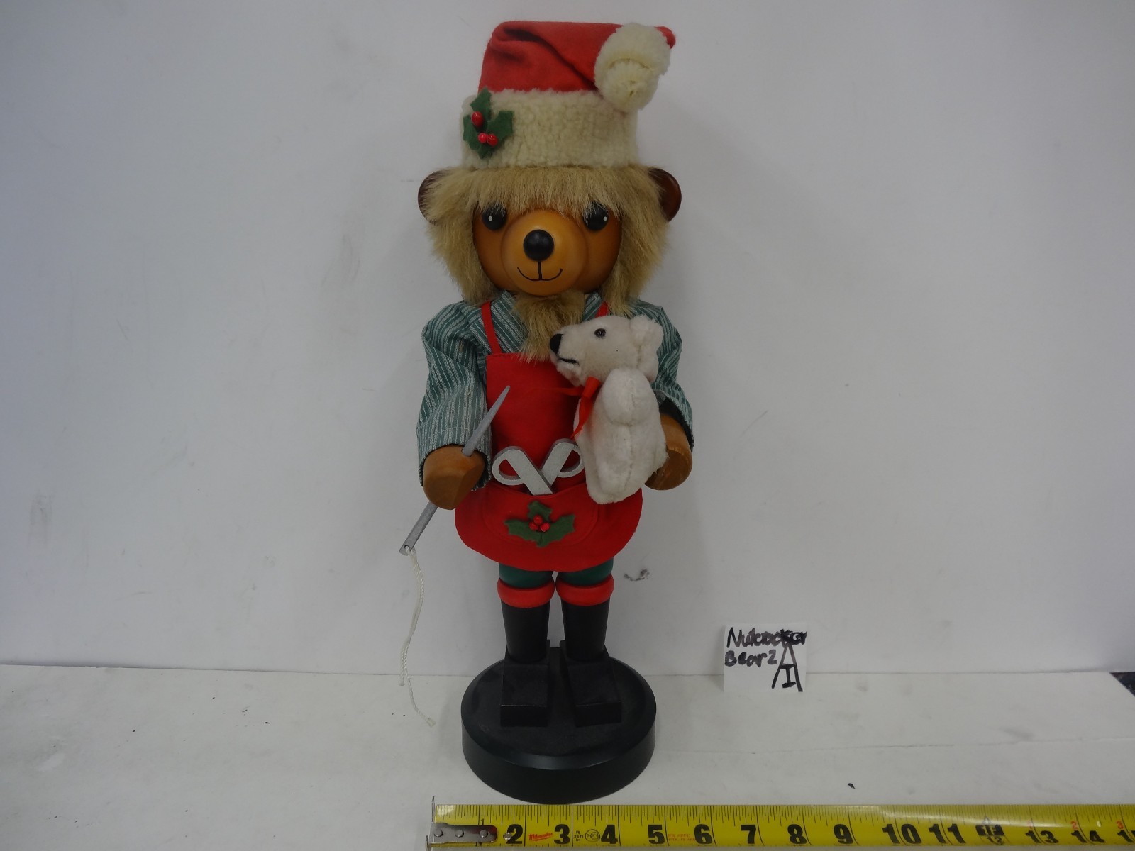HolzKunst Christian Ulbricht Nutcracker Santa's Teddy Bear Maker 17