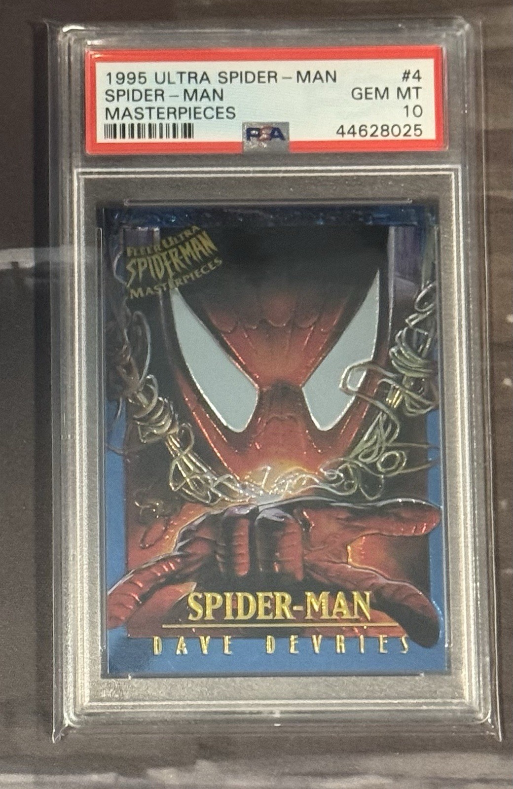 1995 ULTRA SPIDER-MAN MASTERPIECES #4 SPIDER-MAN PSA 10