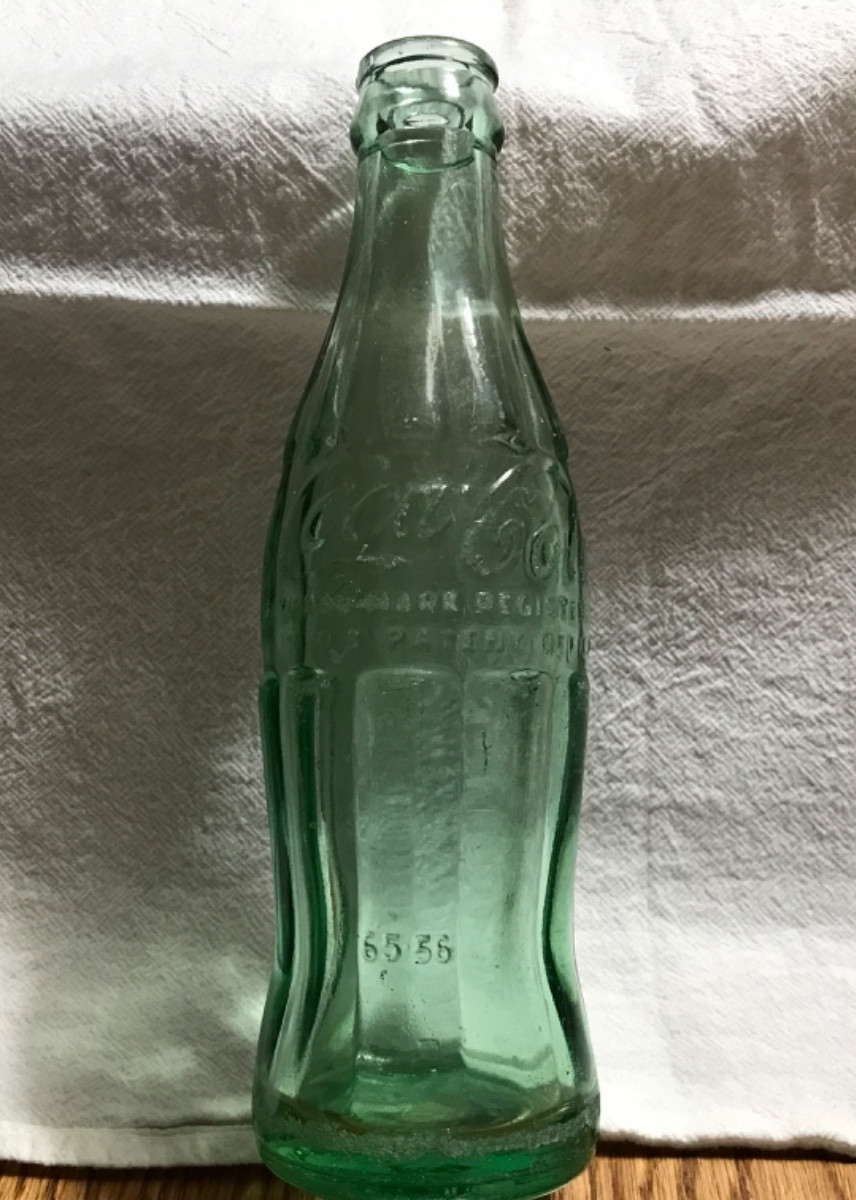 Vintage COCA COLA Bottle 6 1/2oz Green Glass 1965 City - Las Vegas N Mex 8” Tall