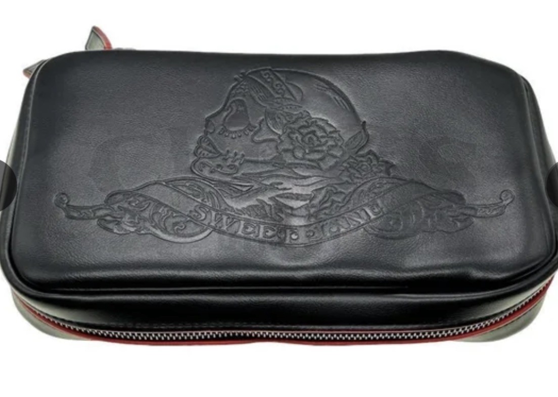 Drew Estates Deadwood Tobacco Leather Cigar Case Sweet Jane Complete New in Box