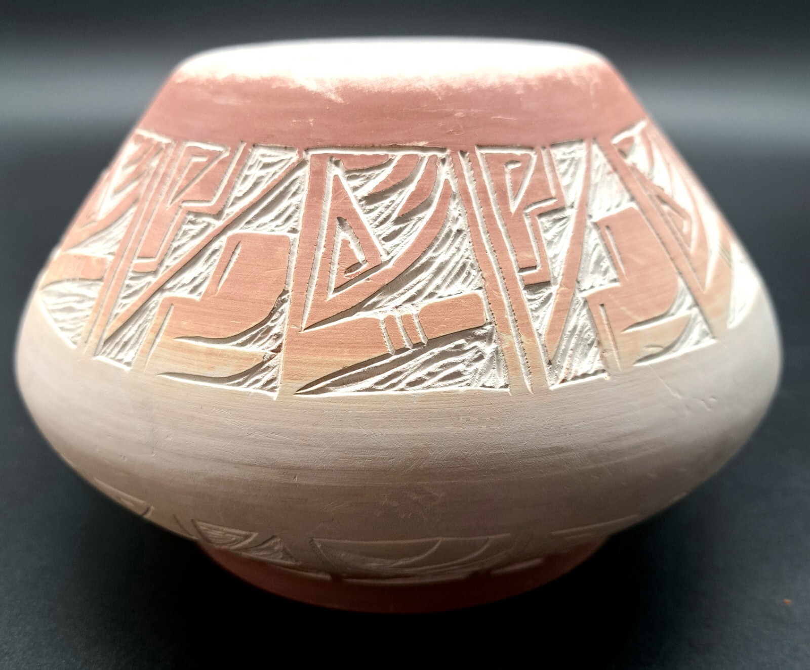 Art Pottery Pot / Planter - Navajo Style- Signed 