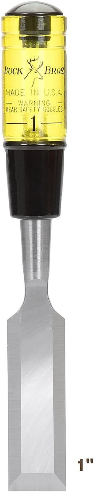 Buck Brothers 120106BC 1 Inch Wood Chisel Made in USA, for Paring and Finishing Buck Brothers 120106BC 1 Inch Wood Chisel Made in USA, for Paring and Finishing