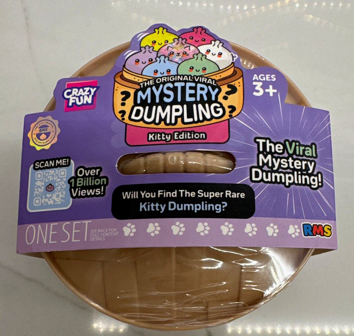 Crazy Fun Mystery Dumpling Kitty Edition Kitty Dumpling Blind Pack Brand New