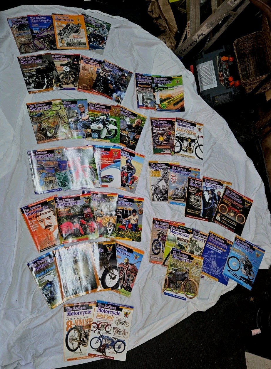  Antique Motorcycle AMCA Magazine 2010 2011  2012 2013 2015 2016 2019 2023 2025 